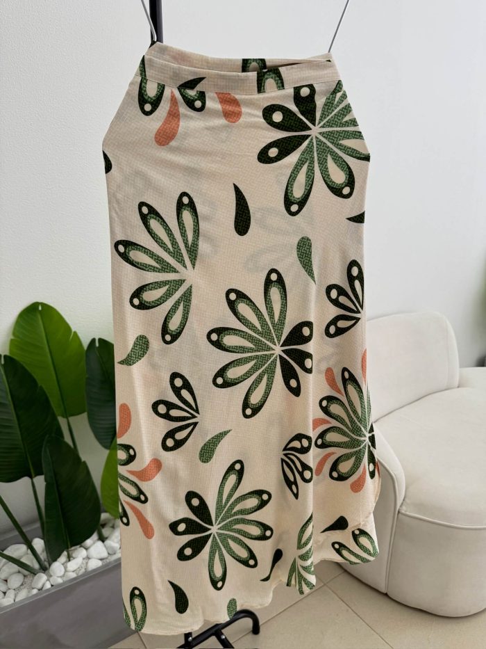 saia envelope estampada saia envelope estampada